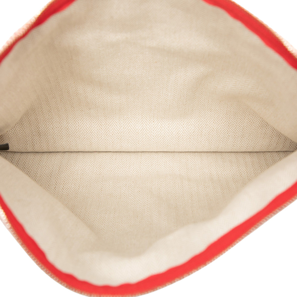 Pre-Loved Hermes Large H Canvas Faubourg Corner Case - Picture 4 of 6